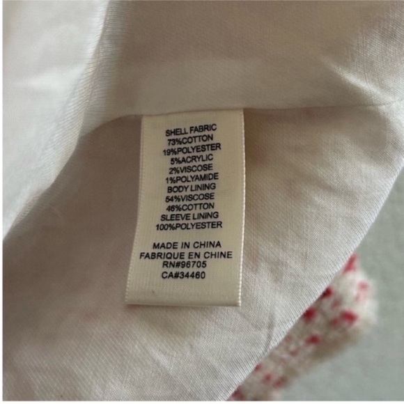 Rebecca Taylor Beckie Tweed Jacket Pink - Picture 9 of 9